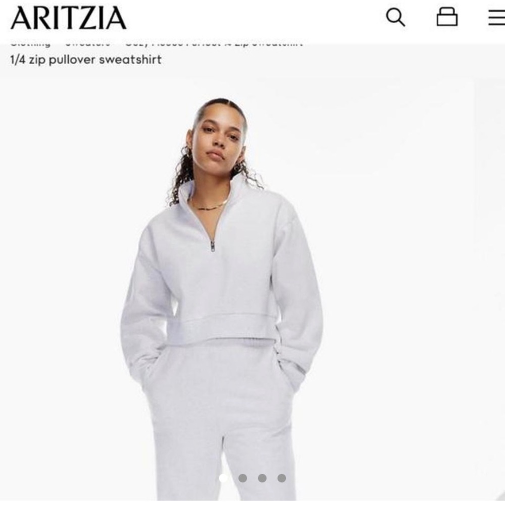 Aritzia quarter zip